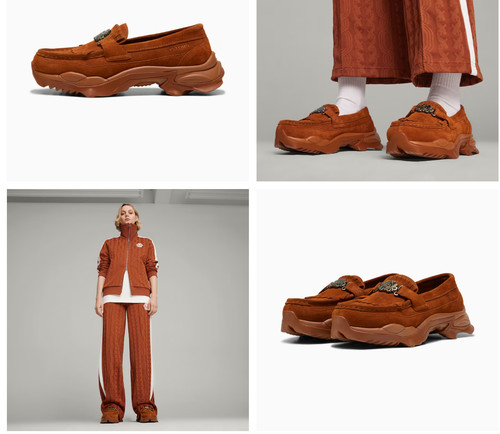 Scarpe mocassini nuovi da uomo Puma x PALOMO Nitefox scamosciati 396816 01 CU4864 001