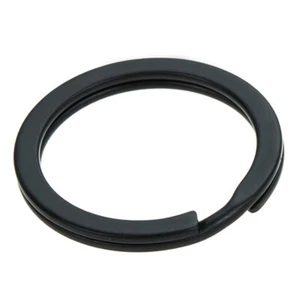 10 Stck. Schwarz Metall Eisen Spaltringe Schlüsselring Schlüsselanhänger Schmuck Zum Selbermachen Handwerk - Bild 1 von 4