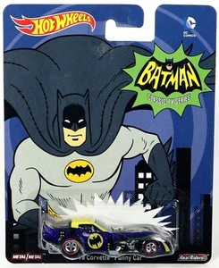 Hot Wheels Batman 1978 Corvette Funny Car Pop Culture - CFP42 New NRFP Blue 1:64 - Picture 1 of 4