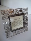 Rare Judaica Israel Museum Small  Mizrah Photo Frame ornate cut out Animals