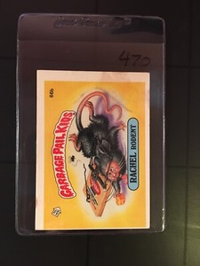 1985 Topps Garbage Pail Kids Series 2 OS2 Glossy GPK 66b Rachel Rodent