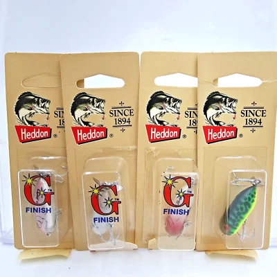 Vtg 1984 Heddon X0355 Teeny Torpedo 1/8 Oz Topwater 1 1/2" Body #10 Hooks Choose - Image 1 of 4