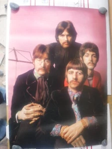 Beatles Poster Peppers Arti Grafiche Ricordi 38 x 27 In. - Picture 1 of 7