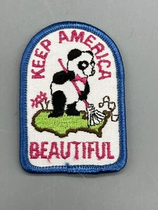 Keep America Beautiful Embroidered Patch New - Picture 1 of 3