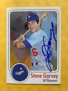 STEVE GARVEY autograph LOS ANGELES DODGERS NL MVP 1974 custom card signed - Picture 1 of 2