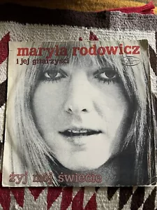 Maryla Rodowicz I Jej Gitarzyści Żyj Mój Świecie 1970 polish beat folk pop lp !  - Picture 1 of 4