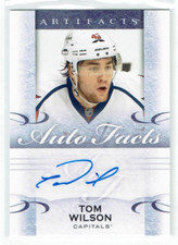 14-15 UD Upper Deck Artifacts Autofacts  Tom Wilson  Auto