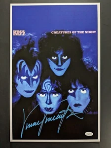 VINNIE VINCENT Signed 11x17 KISS Poster Autograph JSA BAS BECKETT COA A - Picture 1 of 1