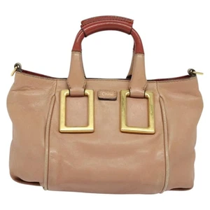 Chloé Ethel Pink Leather Handbag Authentic - Picture 1 of 22