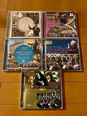 Vienna Philharmonic New Year Concert 2 disc x 5 disc set - Image 1 of 2