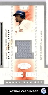 2002 Fleer Hot Prospects #WM-MR MANNY RAMIREZ Boston Red Sox MEM EX-NM - Image 1 of 4