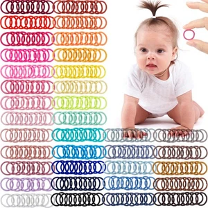 360 PIEZAS Corbatas para Cabello Bebé, 36 Corbatas Elásticas Multicolores, 2 cm de Diámetro Sin Cr... - Imagen 1 de 8