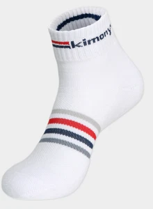 Kimony Men’s Mid Crew Sports Socks 5 Pairs White NWT KSSN501-M7 - Picture 1 of 6