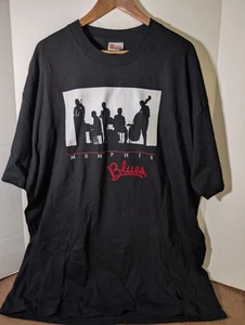 VTG The Notables Tee Shirt Mens Large Black Memphis Jazz Music Band 90s 2XL - Picture 1 of 6