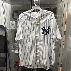 Vintage Russell Athletic New York Yankees Nadelstreifen Trikot Gr. XXL DEADSTOCK - Bild 1 von 8