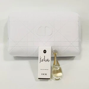 Christian Dior Makeup White Quilted Dior Pouch & Jadore EDP 5ml - Bild 1 von 2