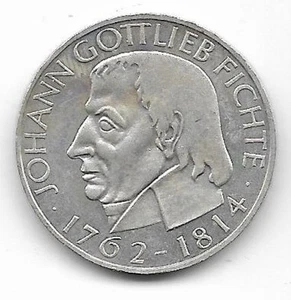 BRD 5 Mark 1964 Fichte Silber Gedenkmünze , H2 - Bild 1 von 2