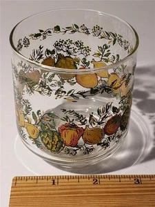 Libbey 3" BONNE SANTE Spice of Life 8oz Juice Glass Corning Corelle Vegetables - Picture 1 of 6