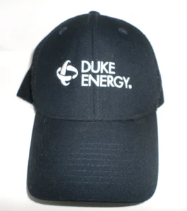 Duke Energy Mütze schwarz mit schwarzem Mesh gesticktes Logo verstellbarer Riemen - Bild 1 von 7