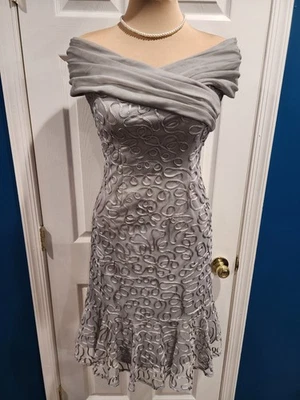 JS Collections Women's Silver Mist with Detailing Mother Of Groom Or Bride. Sz 7 - Image 1 of 4