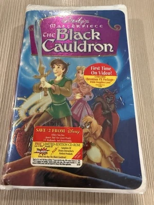 The Black Cauldron Disney VHS Chromium FX Clamshell NEW Factory Sealed - Image 1 of 4
