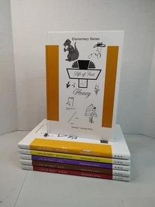 Life Of Fred Elementary Math Series Set of 6 Lot Homeschool Cat Dogs Apples - Picture 1 of 22