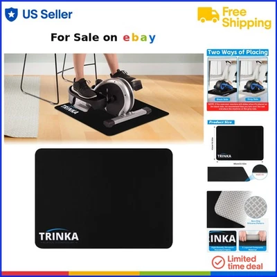 Alfombrilla de goma antideslizante para debajo del escritorio protector de piso elíptico estabilidad Foto 1 de 4