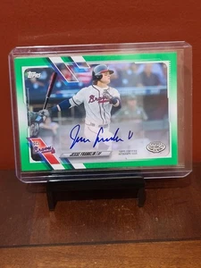 2021 Topps Pro Debut Green Auto /99 Jesse Franklin V #PD-131 Auto - Picture 1 of 2