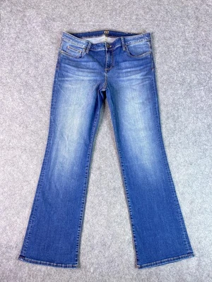 Kut From The Kloth Jeans Womens 16S Blue Baby Bootcut Denim Stretch Mid Rise - Image 1 of 4