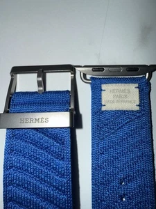Bracelet Apple Watch Hermès Ultra Single Tour 49 mm En Mer - Photo 1 sur 4