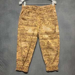 Smoke Rise 3/4 Jogger Pants Paisley Gangsta Pockets Elastic Waist Drawstring - Picture 1 of 16