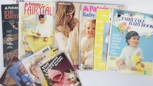 Vintage Baby Strickzeitschriften Posten Schnittmuster Häkelbücher Märchen Babybuch - Bild 1 von 5