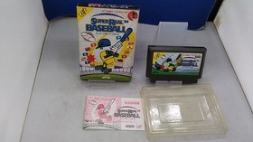 Vap Box With Instruction Manual Super Real Baseball 88 Famicom NES