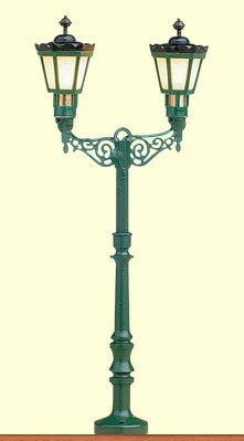 Brawa 5226 HO Historic Park Light Double-Arm Upright - Image 1 of 2