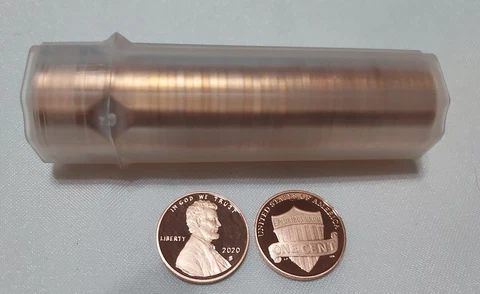 2020 S LINCOLN PENNY CENT PROOF ROLL (50 PCS) Cover