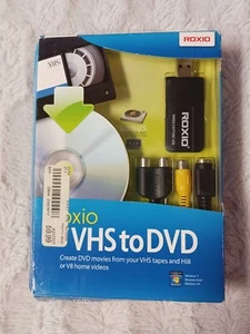 Roxio Easy VHS to DVD for Windows Create DVD Movies from VHS Hi8 V8 - Picture 1 of 4