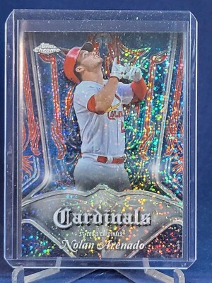 2022 Topps Chrome Nolan Arenado Pinstriped Club Plaques Cardinals #P-4 - Image 1 of 2