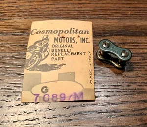 BENELLI DYNAMO BUZZER HORNET FIREBALL WARDS 450SS CHAIN MASTER LINK *NOS!* - Picture 1 of 1