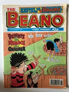 Vintage Beano Comic #2849 February 1997 Dennis & Gnasher 627B - Imagen 1 de 1