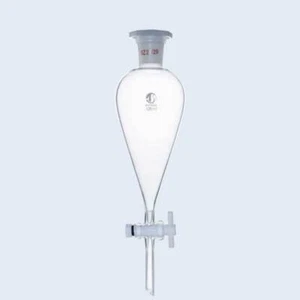 125ml Transparent Separatory Filter Funnels PTFE Piston Laboratory Glassware - Picture 1 of 1