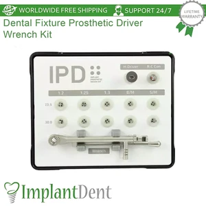 Accesorio dental controlador protésico con kit de trinquete herramienta de odontología de acero inoxidable - Imagen 1 de 8