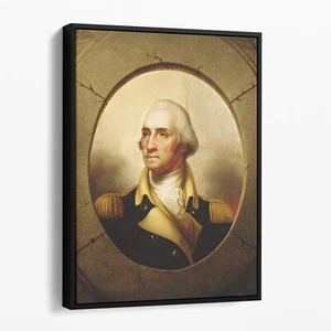 George Washington by Rembrandt Peale USA America Canvas Print Wall Art - Picture 1 of 7