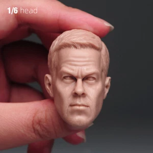 1/6 Male Marky Mark Man Head Sculpt Carved Model For 12"Action Figure Body Toys - Picture 1 of 7