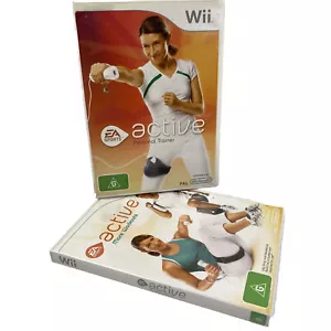 Nintendo Wii Active 2 Game Bundle Personal Trainer & More Workouts Free Post - Picture 1 of 9