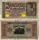 Banknote 20 Reichsmark ND (1940-1945) Reichskreditkasse ZWK-5a Ro.554a P-R139