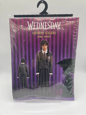 CHAKS Wednesday - Kostüm - Halloween - Fasching - Mädchen- "Uniforme Scolaire" -Gr160