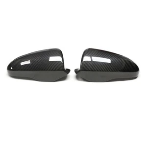 Real Carbon Fiber Side Mirror Cover Caps Fit For BMW M5 F10 2012-2016 F12 M6 - Picture 1 of 6