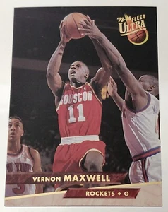 1993-94 FLEER ULTRA Vernon Maxwell #75 - MINT + FREE UltraPro Toploader - Picture 1 of 3