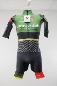 New! Castelli 3/4 Sleeve Men's CX Skinsuit Cannondale Cyclocrossworld Size XS   - Picture 1 of 5
