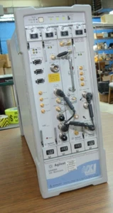 Agilent E8408A 4 Slot VXI Mainframe With E8491B E89605B E2731A E1439C Modules - Picture 1 of 5